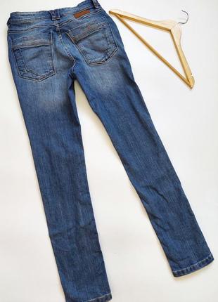 Мужские синие джинсы скинны на пуговицах от бренда sublevel3 фото