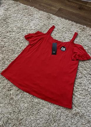 Червона футболка майка блузка2 фото