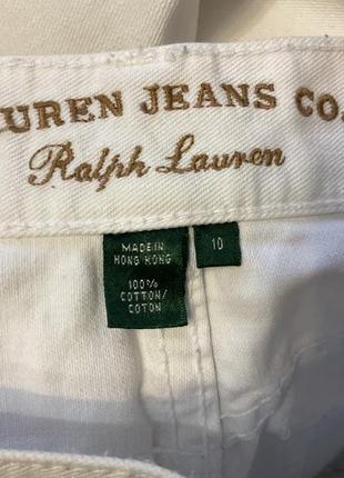 Чоловічі білі джинси від бренду/lauren jeans co стан нових 10/3 фото