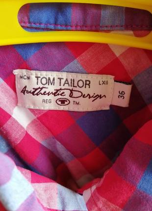 Рубашка tom tailor. винтаж3 фото