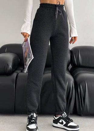Спортивні штани жіночі на флісі теплі8 фото