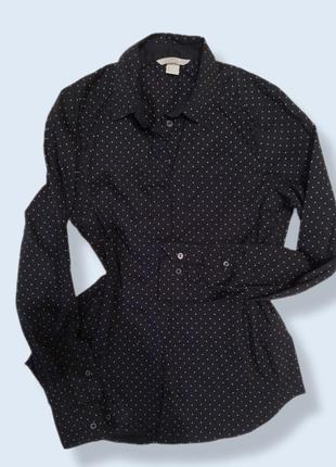 Удобная хлопковая женская блуза-рубашка (р.34, xs)