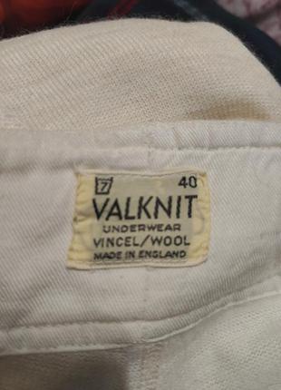 Новые шерстяные штаны подштаники valknit.made in england.2 фото