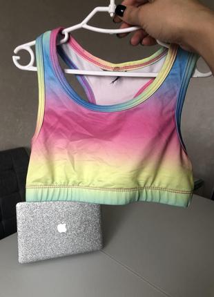Спортивный топ футболка майка на девочку