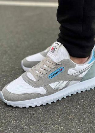 Кроссовки reebok silver-white1 фото