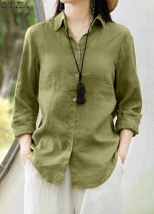Зелена сорочка lc waikiki. сорочка однотонна хакі кежуал