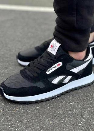 Кроссовки reebok black-white