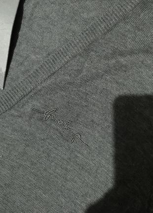 Мужской серый кардиган / firetrap / кофта / свитер / мужская одежда / серый свитшот /4 фото
