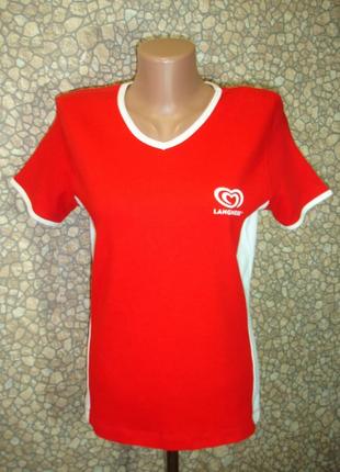 Хлопковая футболка  "langnese" 44- 46 р
