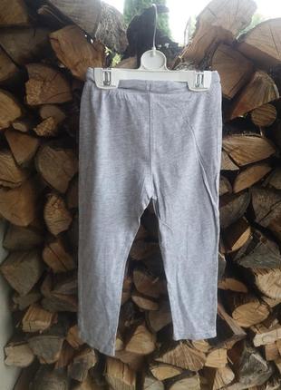 Трикотажные брюки на 2-3 года 92-98 см рост штанишки хб на резинке штанишки7 фото