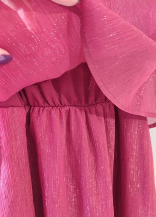Сукня святкова вишнева блискуча2 фото