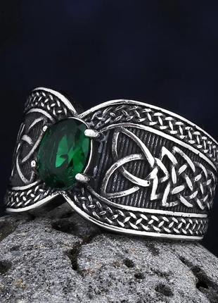 Кольцо узел из стали 316 l, кольцо викинга , кельтский узел1 фото