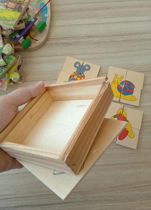 Набір дерев'яних розвиваючих іграшок8 фото