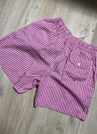 🛟мужские пляжные шорты (плавки) для плавания polo ralph lauren в полоску размер м7 фото
