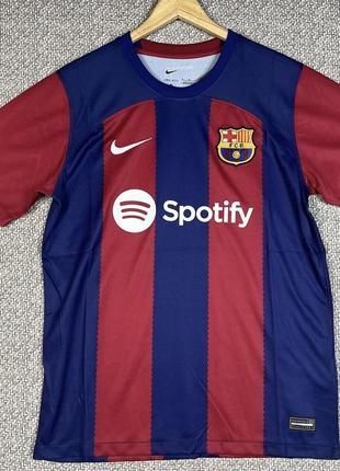 Футбольная футболка nike fc barcelona