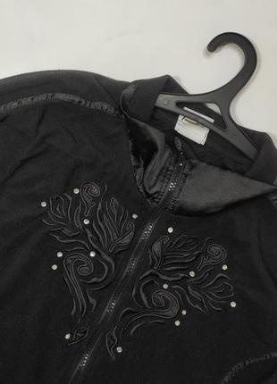 Кофта флис женская черная на молнии от бренда germany 40/423 фото