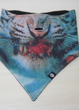 Защитная маска для лица air hole лев, тигр5 фото