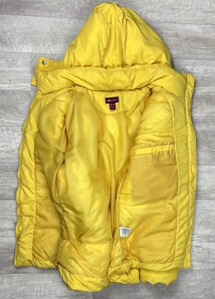 H&m l.o.g.g. куртка пуховик 42 размер женская зимняя желтая оригинал4 фото