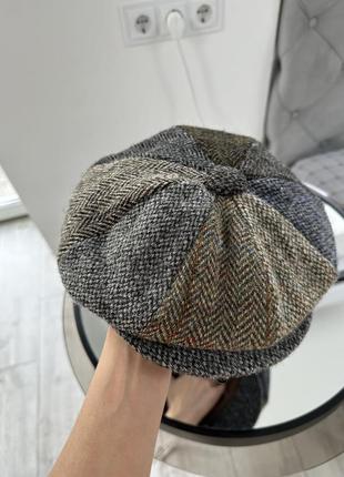 Кепка восьмиклинка харис твид harris tweed3 фото