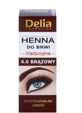 Краска для бровей delia 4.0 brown1 фото