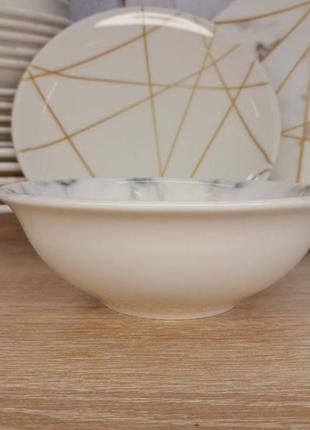Сервиз столовый tulu porselen (6 персон 24 шт фарфор) kl24-wonder9 фото