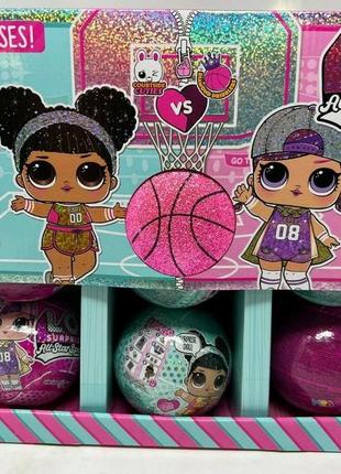 Кукла лол баскетболистки lol all-star b.b.s sports sparkly basketball