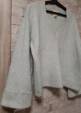 Свитер пуловер  шерсть  альпака в составе2 фото