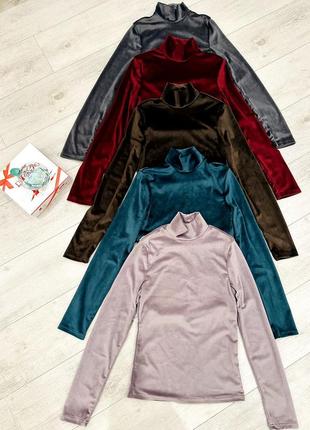 Велюровий гольфик7 фото