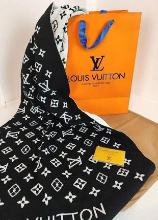 Двусторонний шарф в стиле louis vuitton