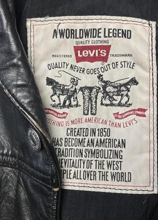 Levis куртка из натуральной кожи размер м2 фото