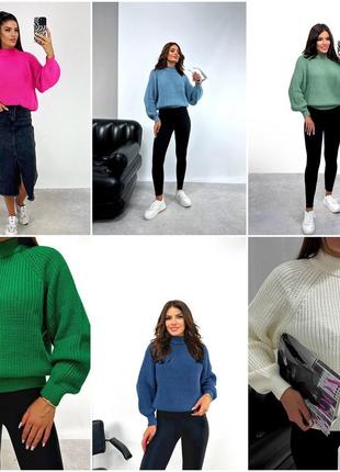 Женский свитер машинной вязки отличное качество норма турция