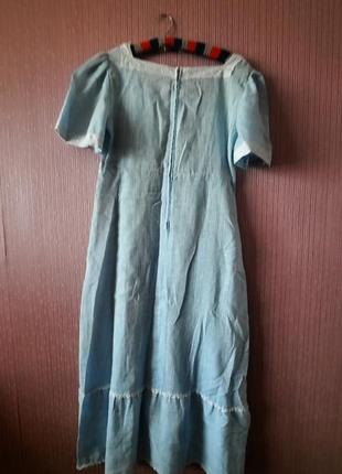 Дизайнерстка старовинна вінтажна сукня шикарне плаття  ручної роботи ін пошив4 фото