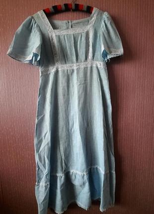 Дизайнерстка старовинна вінтажна сукня шикарне плаття  ручної роботи ін пошив3 фото
