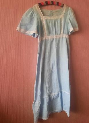 Дизайнерстка старовинна вінтажна сукня шикарне плаття  ручної роботи ін пошив9 фото