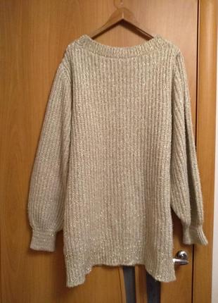 Теплий шикарний светр туніка. розмір 16-186 фото