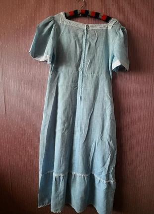 Дизайнерстка старовинна вінтажна сукня шикарне плаття  ручної роботи ін пошив6 фото