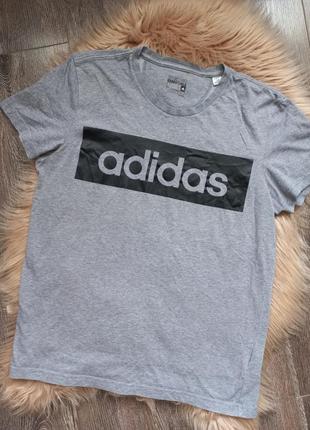 Коттоновая футболка adidas оригинал3 фото