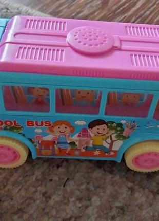 Инерционный автобус музыкальная игрушка2 фото