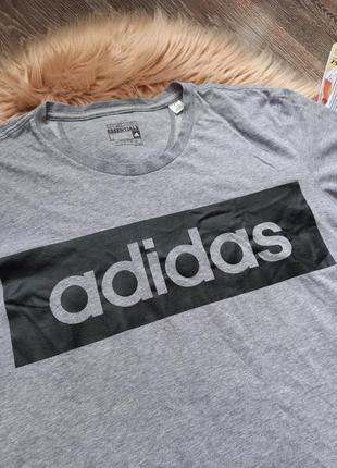 Коттоновая футболка adidas оригинал6 фото