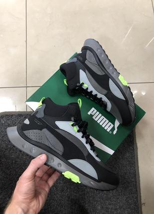 Черевики кросівки puma wild rider mid євро зима демісезон