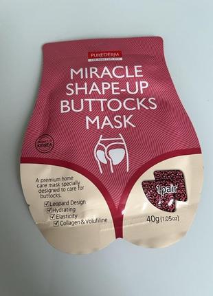 Purederm miracle shape-up buttocks mask маска-лифтинг для  интенсивной подтяжки ягодиц2 фото