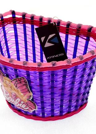 Кошик kands barbie на руль фіолетовий (bs10-005)