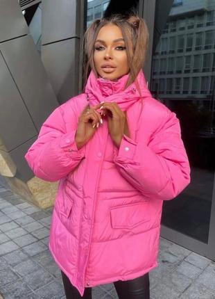Нереально круті зимові курточки в стилі оверсайз, топові забарвлення!3 фото