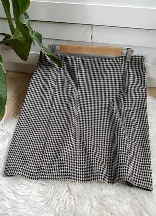 Юбка гусиная лапка от papaya, размер xl-2xl