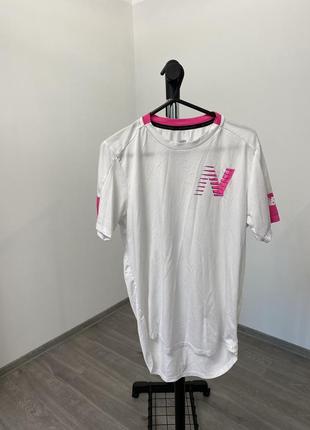 Спортивная мужская футболка для спорта для бега new balance