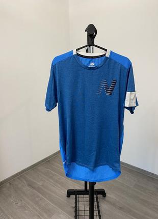 Спортивная мужская футболка для спорта для бега new balance