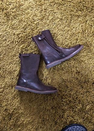 Сапожкі шкіряні для дівчинки