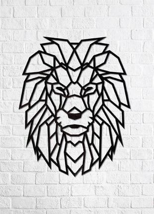 Пазл ewa интерьерный деревянный на стену lion 48,7x60,5x0,7см. 250эл. лев
