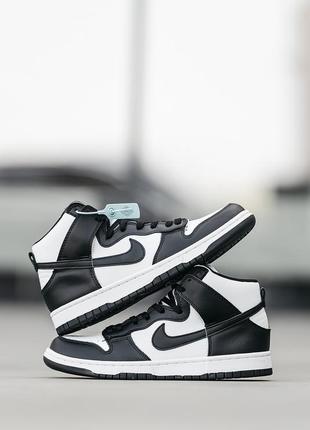 Женские кроссовки nike real sb dunk high panda 36-37-38-39-40-41