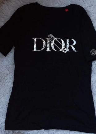 Футболка с логотипом,dior,2 фото